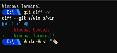 Iosevka: High-Density Coding Font Iosevka monospaced font displayed in Windows Terminal showing a git diff with narrow character width for high-density coding.