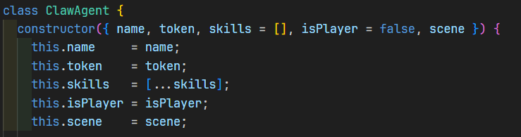 JetBrains Mono in VS Code JetBrains Mono font applied in VS Code editor showing a JavaScript class constructor with active font ligatures.