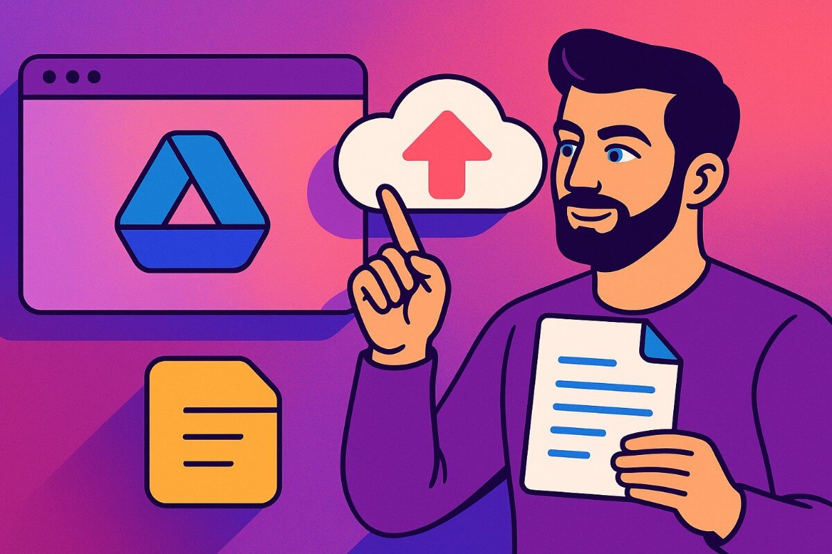 How to Share and Upload Files using Google Drive